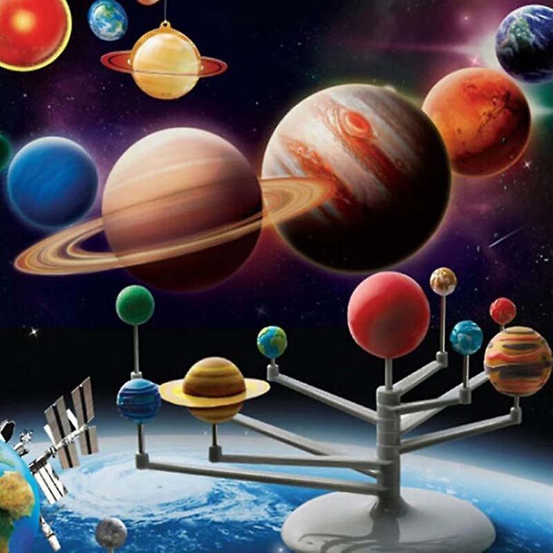 Solar System Planetarium Model Kit Astronomy Science Project Diy Kids Worldwide Sale Educational Toys For Child2