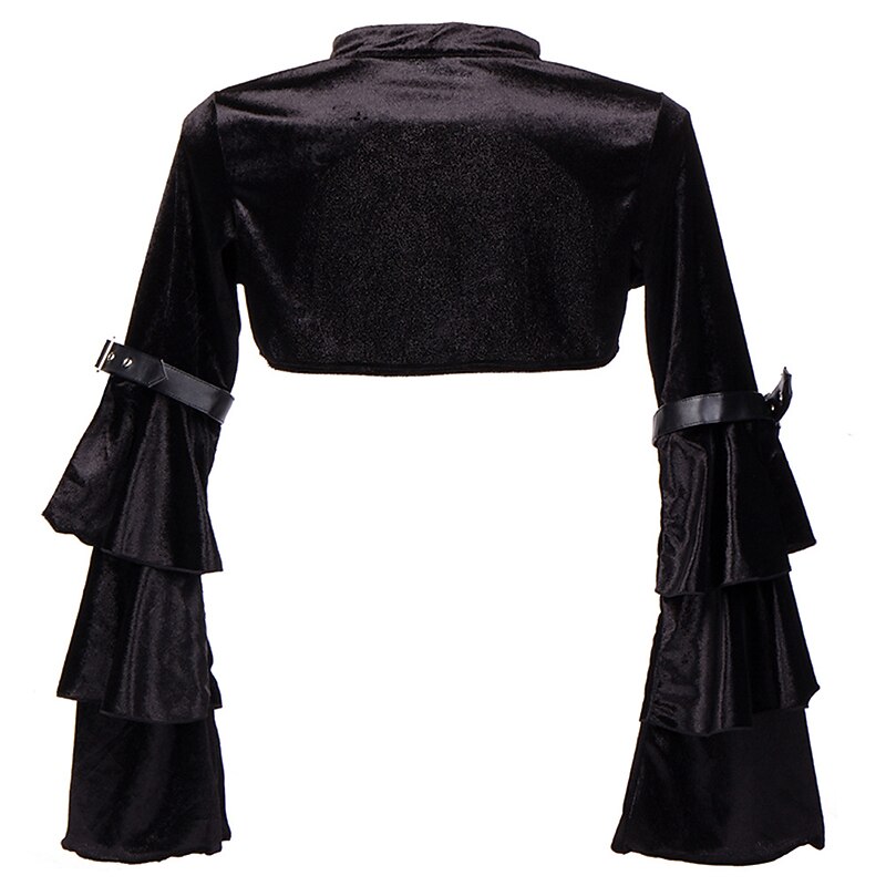 Punk & Gothic Steampunk Cape Fancy Dress Women's Fantasy Steampunk Halloween Carnival Adults' Top All Seasons2