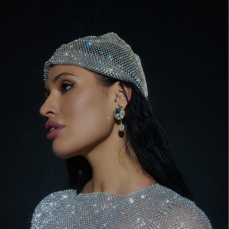 Head Jewelry Hat Metallic Sparkle Sexy Plastic For Disco Cosplay Carnival Women's Costume Jewelry Fashion Jewelry4