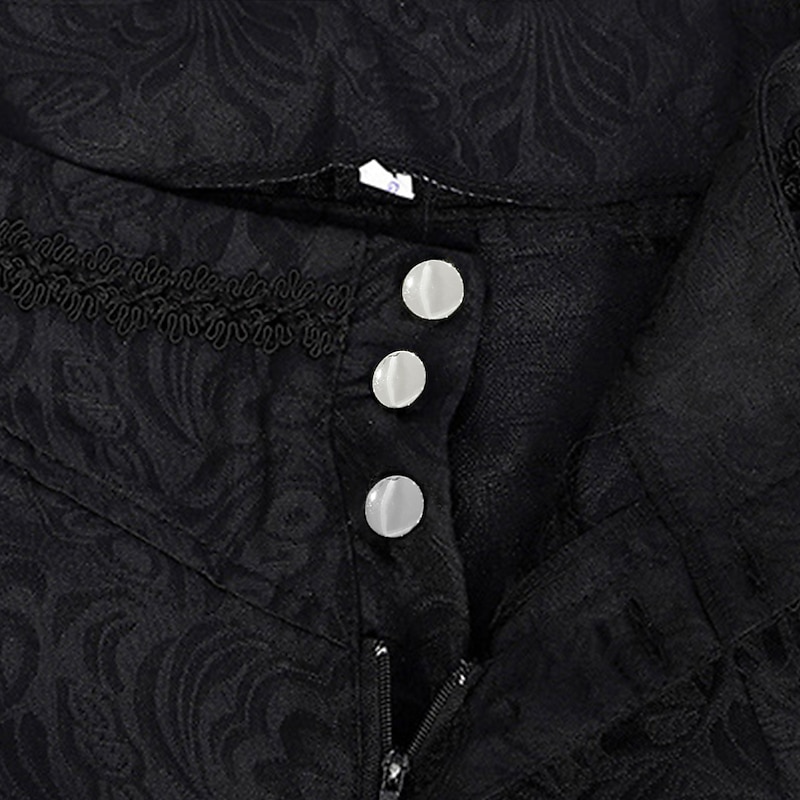 Prince Vampire Retro Vintage Punk & Gothic Medieval Renaissance Steampunk Pants Trousers High Waist Men's Jacquard Costume Vintage Cosplay Long Length Pants Halloween4