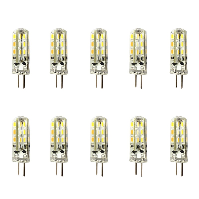 G4 LED Bulbs JC Bi-Pin Base Lights 1.5W DC 12V 10W T3 Halogen Bulb Replacement Landscape Bulbs