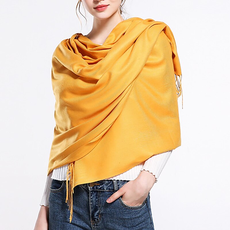 Women's Wrap Women's Scarves Bridal's Wraps Elegant Bridal Sleeveless Imitation Cashmere Wedding Wraps With Tassel For Wedding Spring2