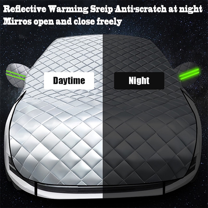 Starfire Car Front Windshield Snow Shield Anti-Freeze Cover Wind Shield Snow Shield Anti-Frost Cover Cloth Winter Snow Protection Thickened Winter3