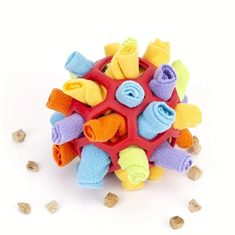 Interactive Dog Toy - Sniffing Ball for Hiding Treats - Rubber Puzzle Ball for Mental Stimulation2