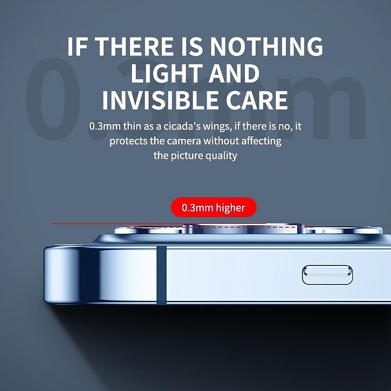 3 Sets 2 Sets Camera Lens Protector For Apple iPhone 16 iPhone 15 14 Pro Max Titanium Alloy 9H Hardness High Definition Explosion Proof Scratch Proof3