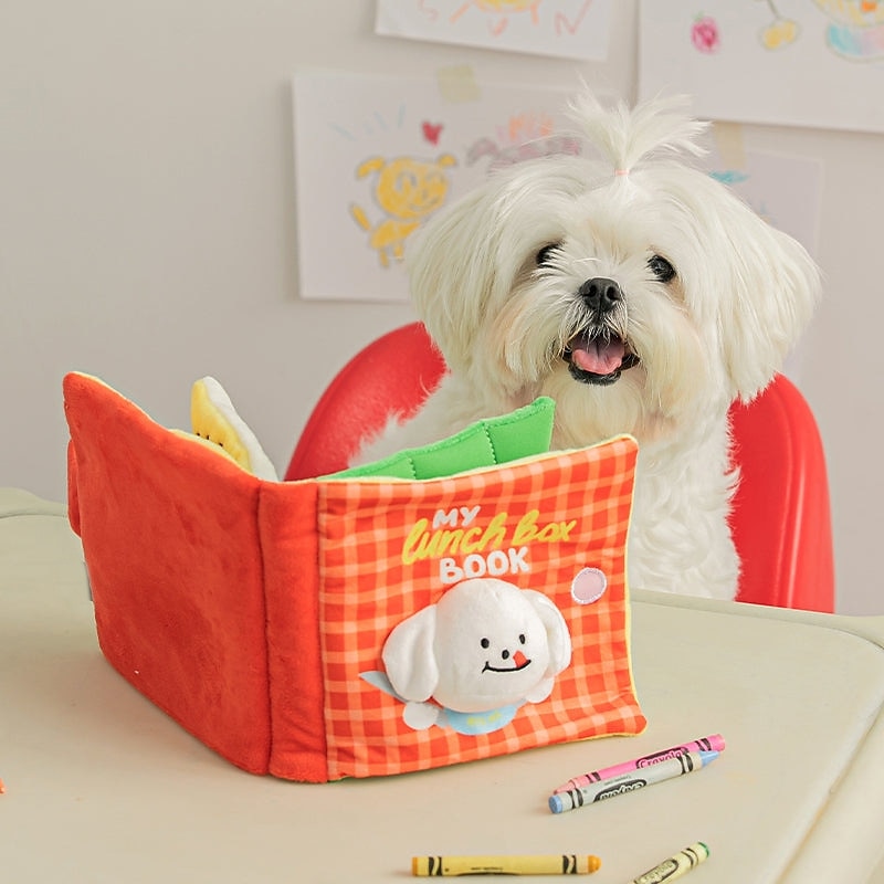 Leaky Food Sniff Pad Dog Cute Cloth Book Toy Dog Hidden Food Book Pet Puzzle Puzzle Puzzle Slow Food Training Set2