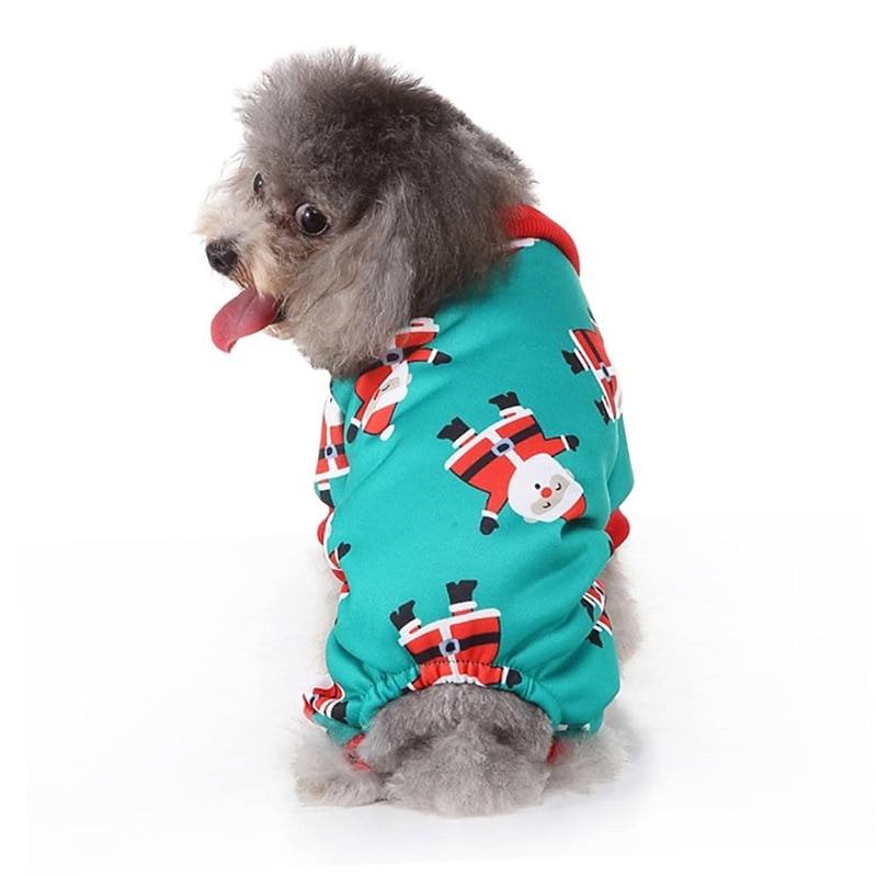 Dog Cat Sweatshirt Party Casual Winter Breathable Soft Washable Comfortable Christmas Outdoor Casual Daily Dog Clothing for Bichon Frise Pomeranian Baby Pet Papillon Small3