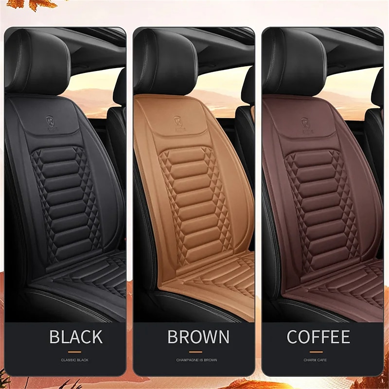 Car Heated Seat Cover 12V, 30s Fast Heating, Universal Car Seat Heater, Thick Durable Cloth Car Heating Pad2