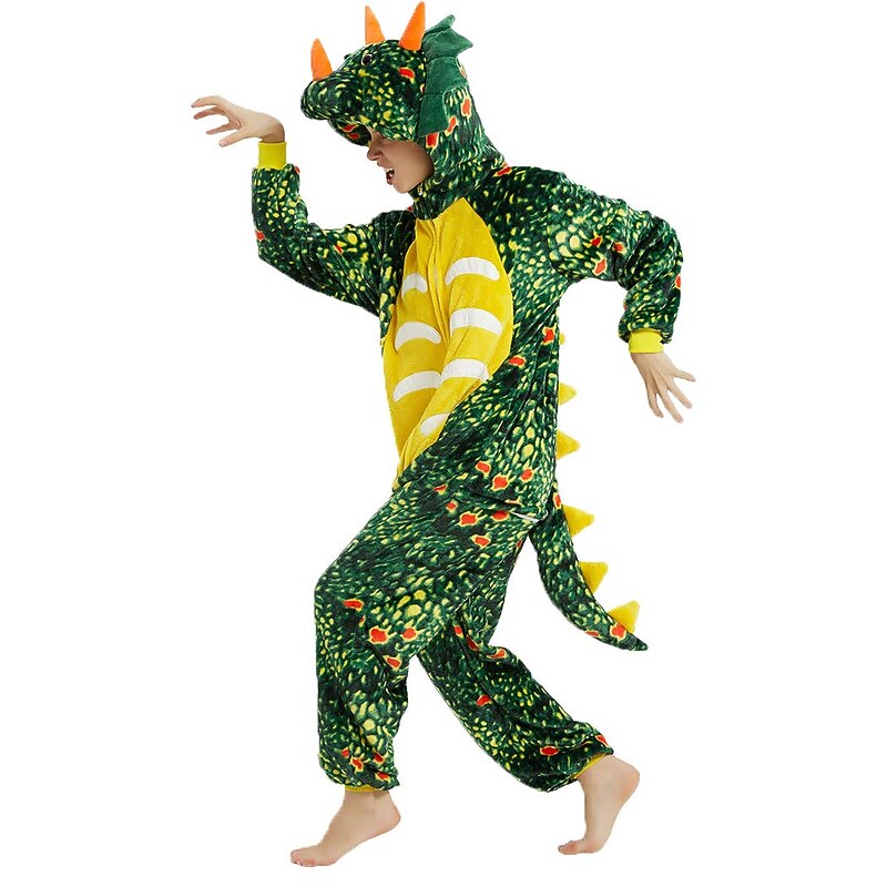 Kid's Adults' Animal Cartoon Group Costume Nightwear Camouflage Carnival Costume Dinosaur Lion Onesie Pajamas Kigurumi Pajamas Cute For Men and Women Boys and Girls Christmas Carnival New Year Cartoon3