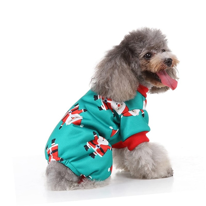 Dog Cat Sweatshirt Party Casual Winter Breathable Soft Washable Comfortable Christmas Outdoor Casual Daily Dog Clothing for Bichon Frise Pomeranian Baby Pet Papillon Small4
