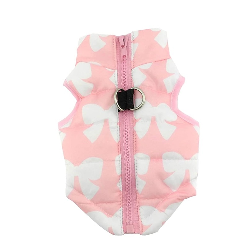 Dog Cat Coat Jacket Sweet Style Casual Winter Warm Breathable Soft Washable Comfortable Outdoor Casual Daily Dog Clothing for Bichon Frise Pomeranian Baby Pet Papillon Small