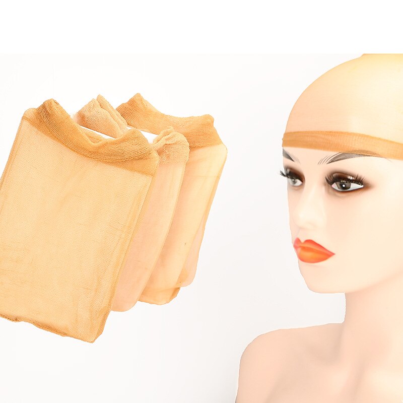 2PCS/BAG HD Hair Net Wig Liner Cheap Wig Caps For Making Wigs Spandex Net Elastic High Quality Wig Cap2