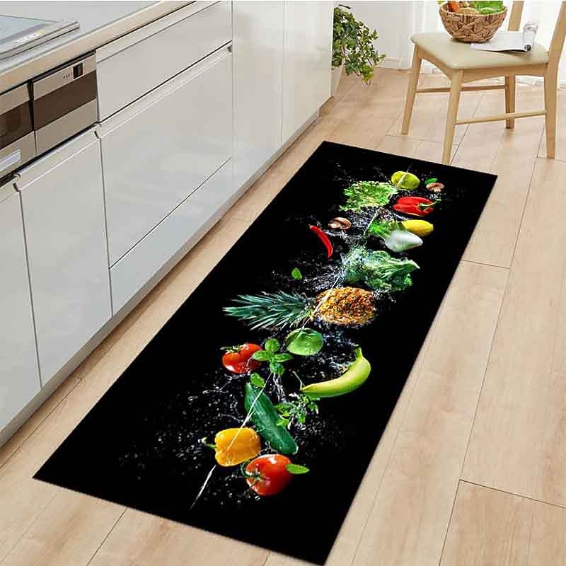 Fruits Kitchen Mat Non-Slip Oil Proof Floor Mat Rug Indoor Outdoor Mat Bedroom Decor Bathroom Mat Entrance Rug Door Mat4