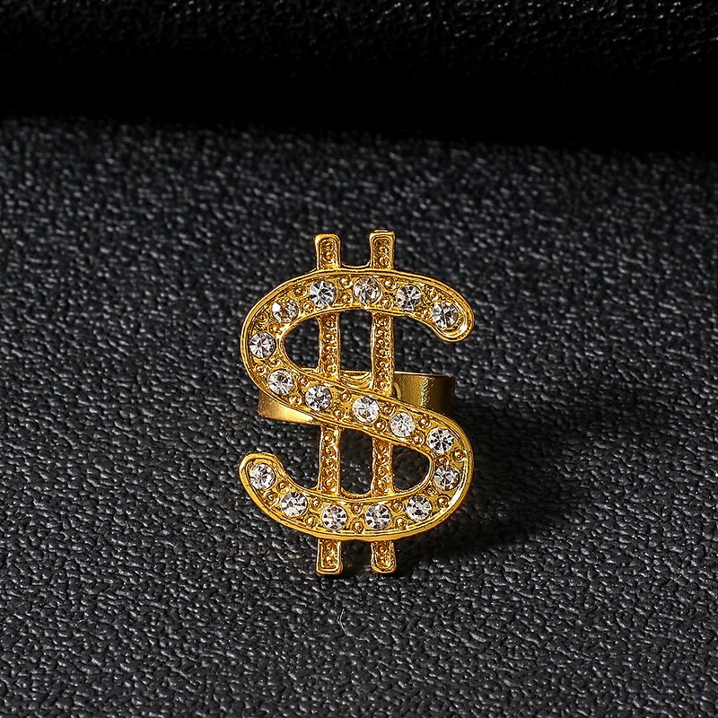 70s Disco Accessories Cash Rings Necklace for Men 1970s Retro Vintage Hip Hop Style Street Style2