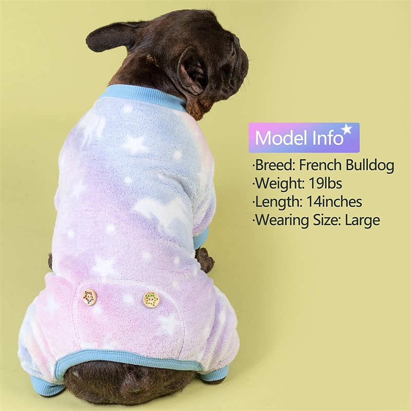Dog Cat Pajamas Fashion Sweet Winter Warm Breathable Soft Washable Comfortable Christmas Halloween Outdoor Bed Casual Daily Dog Clothing for Bichon Frise Pomeranian Baby Pet Papillon Small3