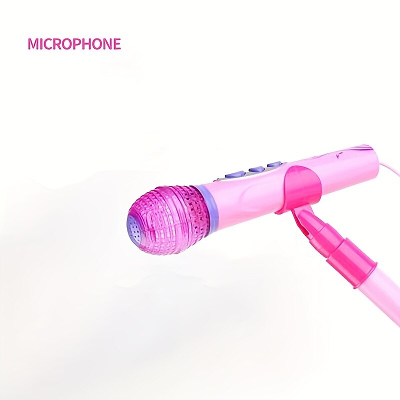 s Early Education Microphone Single Microphone Music Microphone With Stand Simulation Karaoke Toys 's Gifts Over 6 Years Old3