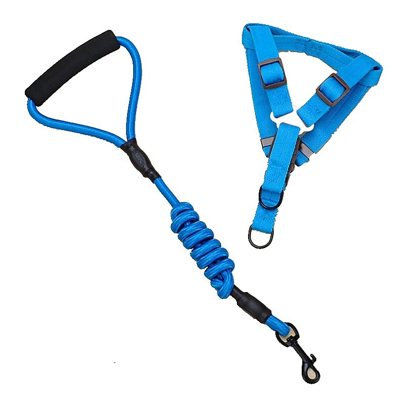 Pet Supplies Nylon Traction Rope Pet Round Rope Chest Strap Set Handle Dog Chain Dog Rope Dog Chest Back2