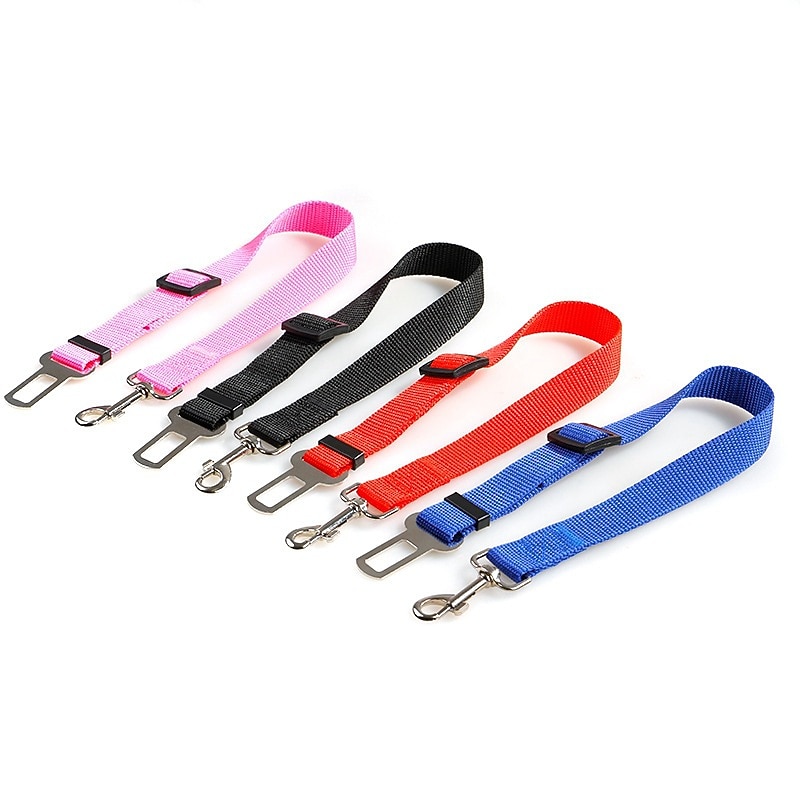 Car Pet Safety Belt Small And Medium-sized Dog Traction Belt Retractable Dog Car Fixed Belt Pet Supplies