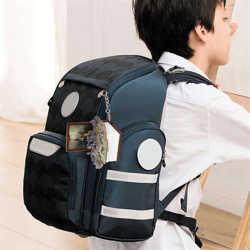 Enchanted Castle Keychain for KidsBackpack toyBrownMini toys for boys and GirlsHarry funko pop keychainsMiniatures Toys for 8-12Enchanted Castle Scene for WomenMenChildren Birthday Gift3