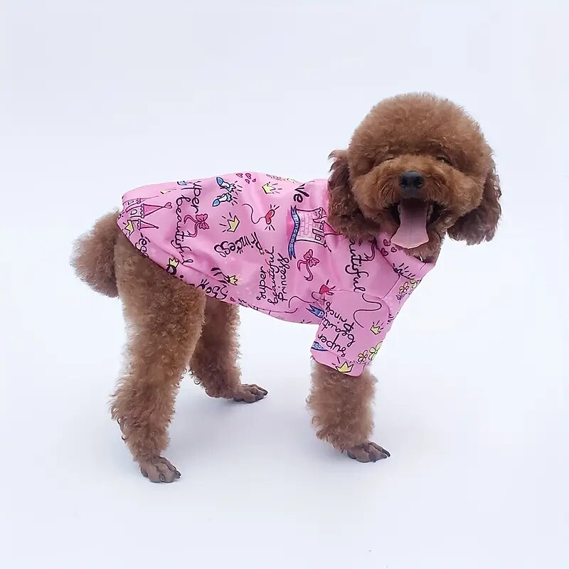 Dog Cat Sweatshirt Cute Leisure Winter Warm Breathable Soft Washable Comfortable Outdoor Casual Daily Dog Clothing for Bichon Frise Pomeranian Baby Pet Papillon Small2