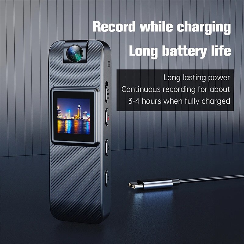 1080P Full HD Mini Camera Infrared Night Vision with LED Screen Small Bodycam Smart Security Sports DV Camcorder Car DV4