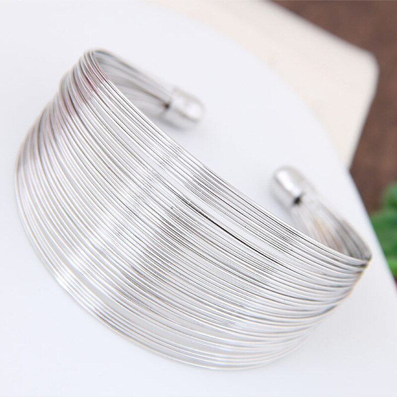Women's Cuff Bracelet Thick Chain Fashion Wedding Elegant Cute Alloy Bracelet Jewelry Silver For Party Evening Gift Birthday2