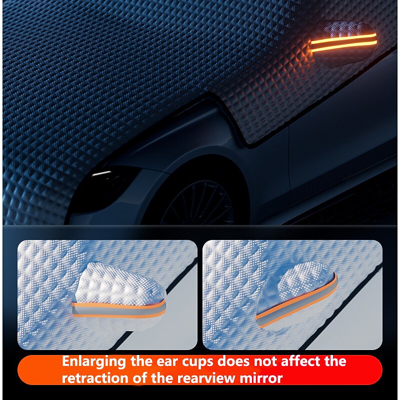 Starfire Car Snow Shield Front Windshield Snow Cover Frost Frost Windshield Windows Four Seasons Universal Thickened Cover Cloth4