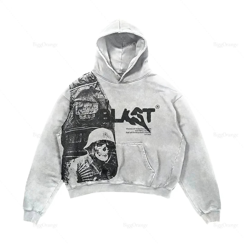 Sweatshirt Zip Hoodie Pullover Letter Front Pocket For Men's Women's Unisex Adults' Hot Stamping Street Casual Daily3