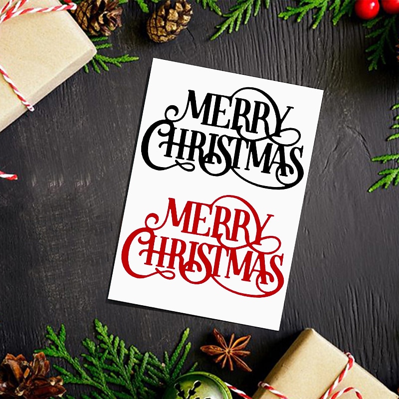 1pc Merry Christmas Metal Cutting Dies For Card Making Happy New Year Decoration Embossing Stencils Die Cuts DIY Scrapbooking Supplies
