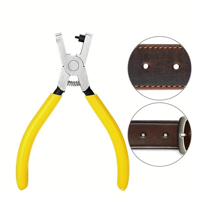 Universal Hand Strap Watch Band Belt Punching Puncher, Leather Punch Tool Hole Pliers Tools 2.0mm3