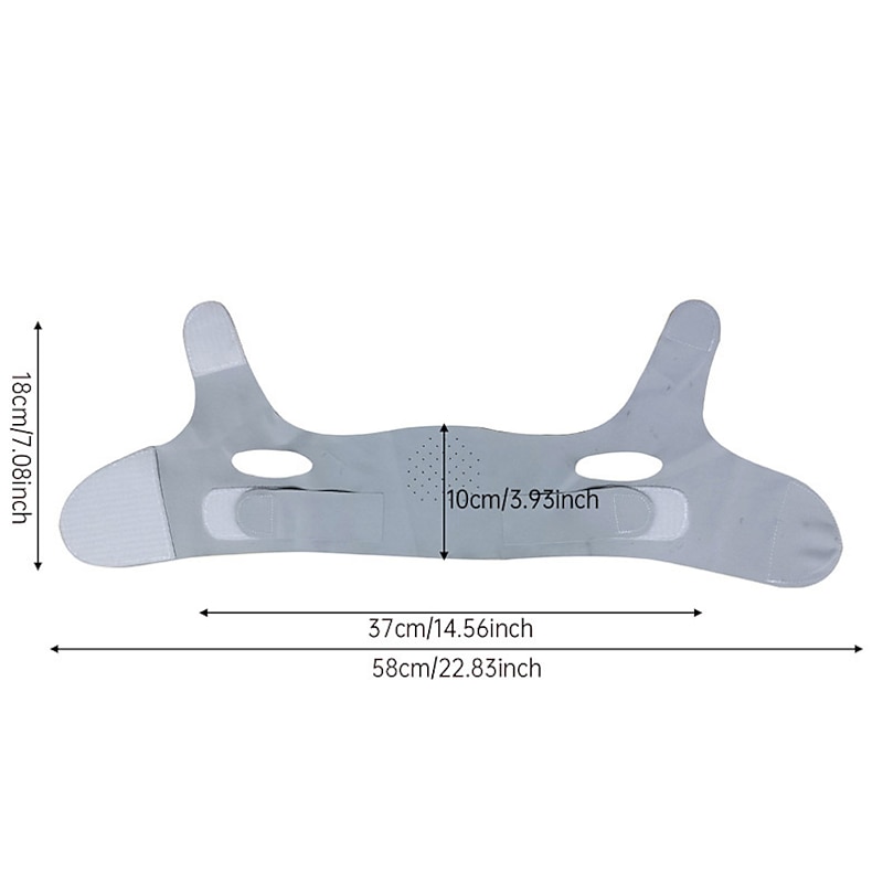 Reusable V Line Lifting Mask, Double Chin Reducer Chin Strap, Lift And Tighten The Face To Prevent Sagging, Ultra-thin Comfortable Reusable Summer Face Belt4