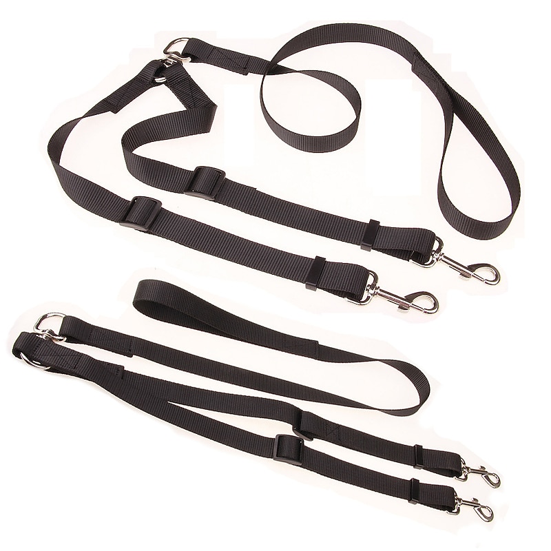 Pet Supplies Retractable Dog Safety Belt Dog Leash Dog Morning Running Dual Head Traction Rope2