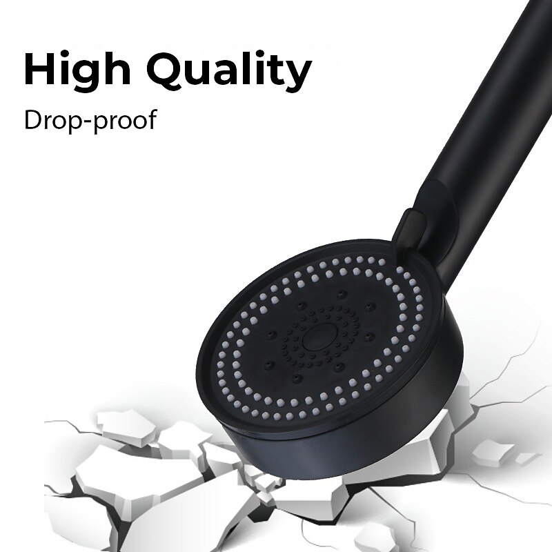 5 Modes Shower Head with Handheld, Drill-Free High Pressure High Flow Water Saving Shower Spray with ON/OFF Pause Switch, Shower Bathroom Accessories3