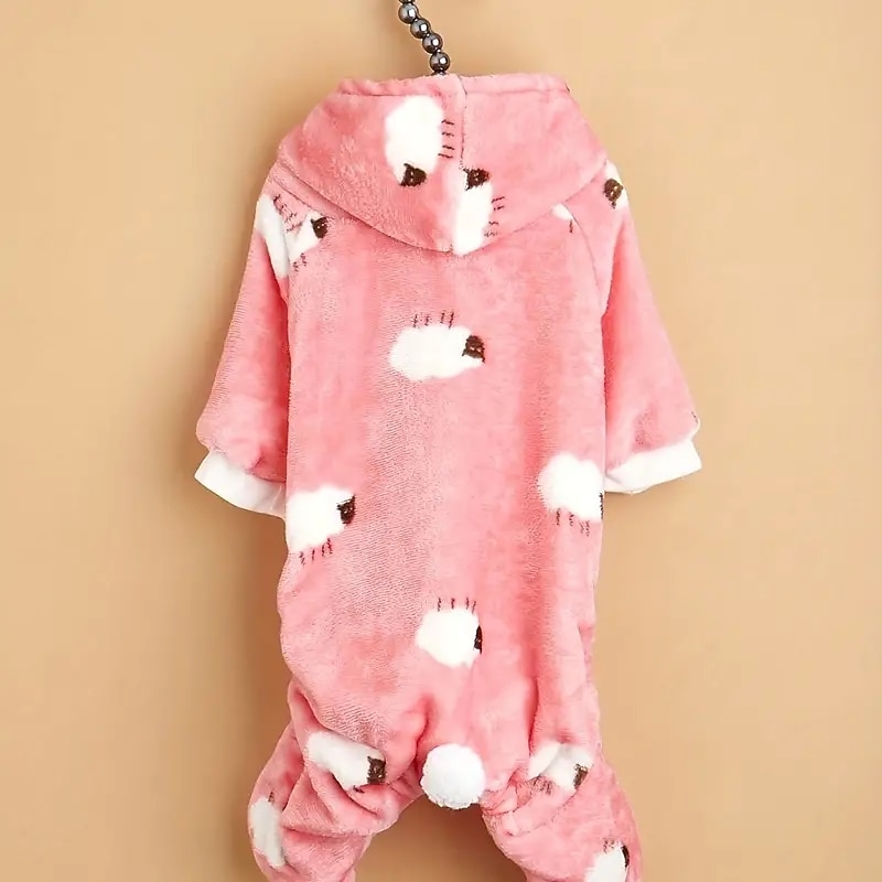 Dog Cat Pajamas Adorable Casual Winter Breathable Soft Washable Comfortable Outdoor Casual Daily Dog Clothing for Bichon Frise Pomeranian Baby Pet Papillon Small3