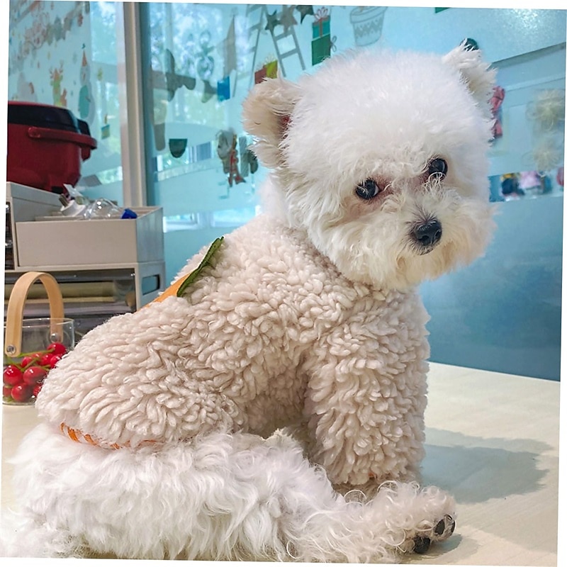 Dog Cat Sweater Jumper Adorable Casual Winter Breathable Soft Washable Comfortable Outdoor Casual Daily Dog Clothing for Bichon Frise Pomeranian Baby Pet Papillon Small4