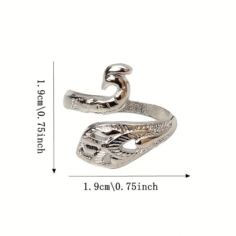 1pc Adjustable Knitting Loop Crochet Ring, Open Finger Ring Yarn Guide Crocheting Accessories Knitting Thimble3