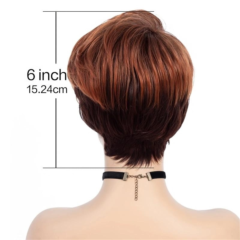 Short Pixie Cut Wig With Bangs For Women Natural Synthetic Wig Layered Hairstyles Cosplay Costume Party Daily Use4