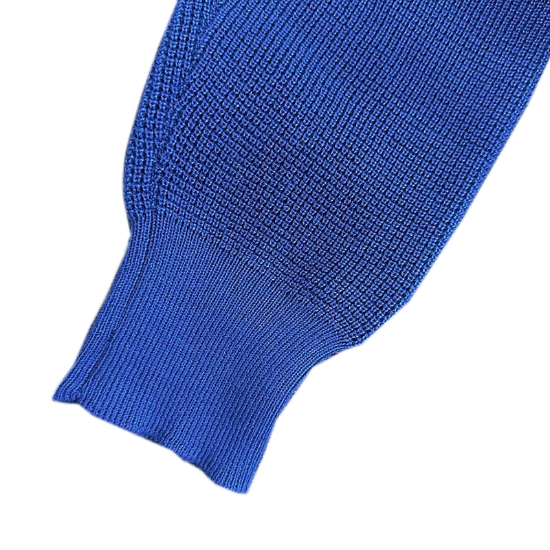 Men's Pullover Sweater Jumper Cable Knit Sweater Patch Sweater Ribbed Knit Regular Knitted Plain Stand Collar Vintage Keep Warm Daily Wear Going out Clothing Apparel Fall Winter Black Blue M L XL3