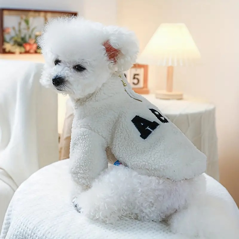 Dog Cat Hoodie Fashion Sports & Outdoors Winter Warm Breathable Soft Washable Comfortable Outdoor Casual Daily Dog Clothing for Bichon Frise Pomeranian Baby Pet Papillon Small3