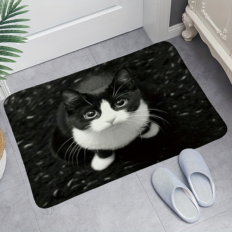 Cute Cats Doormat Floor Mats Washable Rugs Kitchen Mat Non-Slip Oil Proof Rug Indoor Outdoor Mat Bedroom Decor Bathroom Mat Entrance Rug3