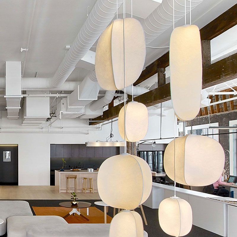 LED Pendant Light Cocoon Chandelier Lantern Design for Cafe Restaurant 85-265V