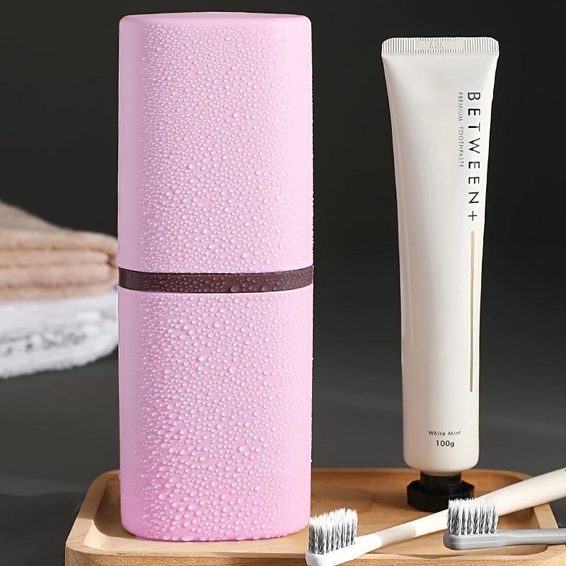 Travel Portable Toothbrush Mouth Cup Storage Box Creative Simple Dental Kit Box Travel Brushing Cup Wash Cup Set4