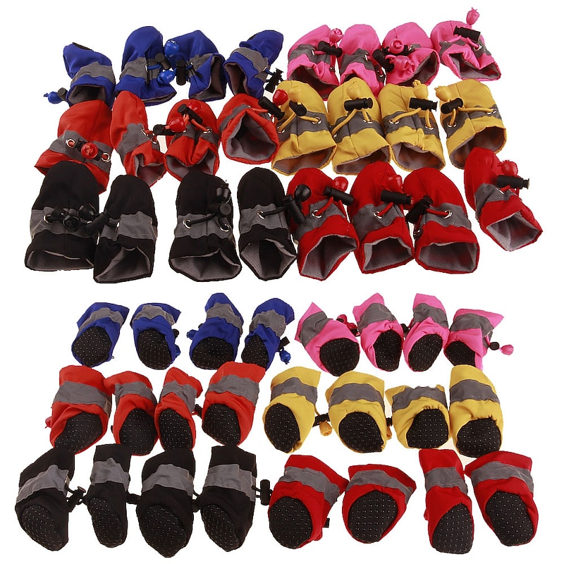Dog Shoes Small Dog Teddy Shoes Toddler Anti-skid Pet Shoe Covers Rain Shoes Pet Shoe Foot Covers2