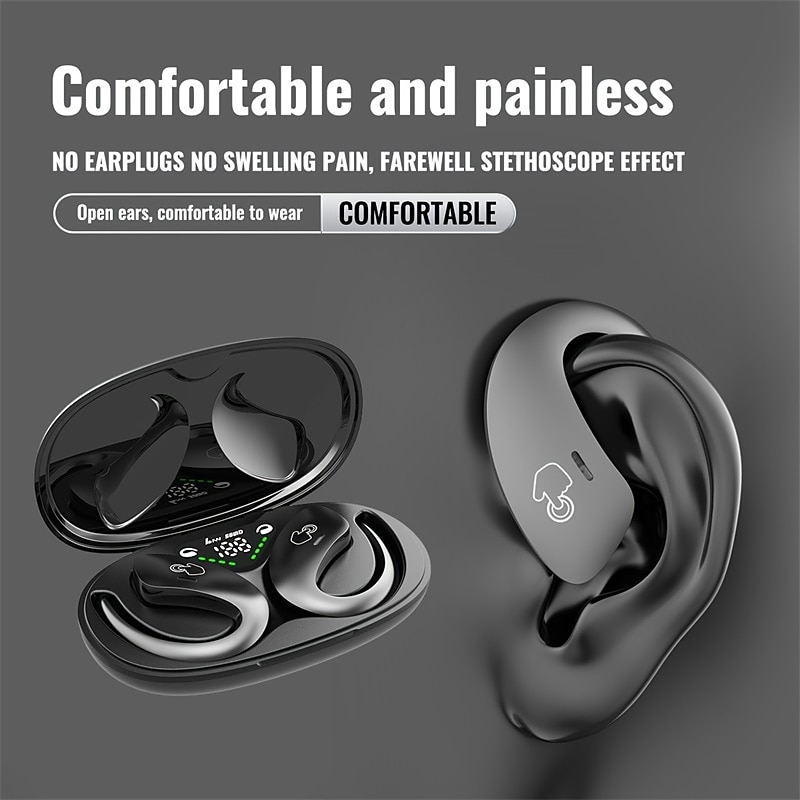 Earless Wireless Bone-conduction Headphones Wireless Wireless Long-term Pain Can Not Shake Off The Stereo Effects Extremely Heavy Bass For Ios Android Phone General4