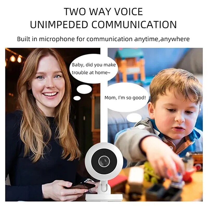 1080P Wireless wifi smart home network camera remote intercom HD security surveillance camera for Pet Baby Elderly Parents Monitor2