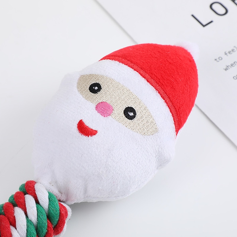 Chew Toy Plush Toy Interactive Toy with Durable Teething Toy for Dog Cat Indoor Outdoor Pet Play4