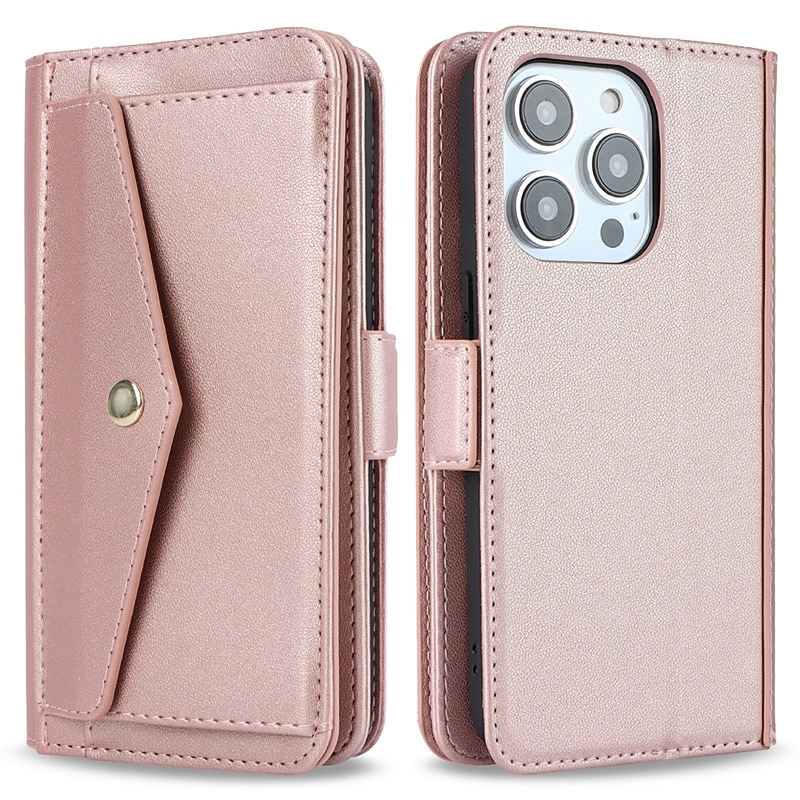 Phone Case For iPhone 15 14 Pro Max Plus 13 12 11 Pro Max Back Cover Wallet Case with Stand Holder Magnetic with Lanyard Retro TPU PU Leather2