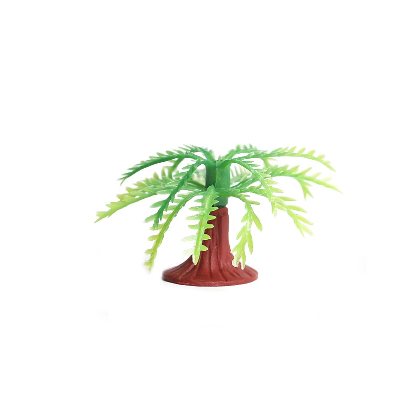 Simulation microlandscape tropical cactus baobab tree coconut rockery tree plant sand table scene decoration tree model4