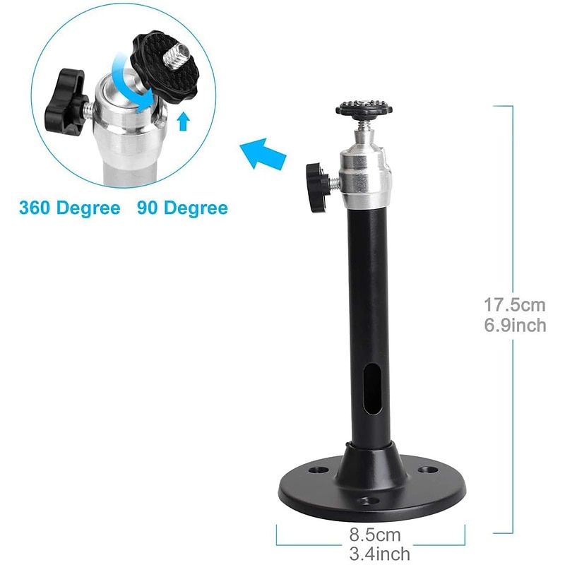 Universal Mini Ceiling Wall Projector Mount Stand Compatible with QKK, DR.J, DBPOWER, Anker, VANKYO AAXA Jinhoo PVO TMY  AuKing4