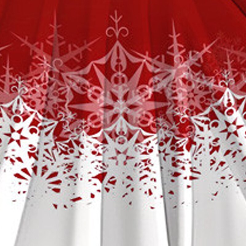 Girls' 3D Tree Snowflake Dress Snowflake Dress Long Sleeve 3D Print Fall Winter Vacation Sports & Outdoor Daily Cute Casual Beautiful Kids 3-12 Years Casual Dress A Line Dress Above Knee Regular Fit4